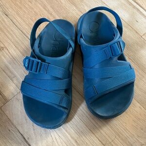 Chaco Teal Strappy Sandals